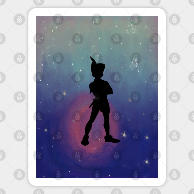 Peter Pan Magnet by TeeAgromenaguer